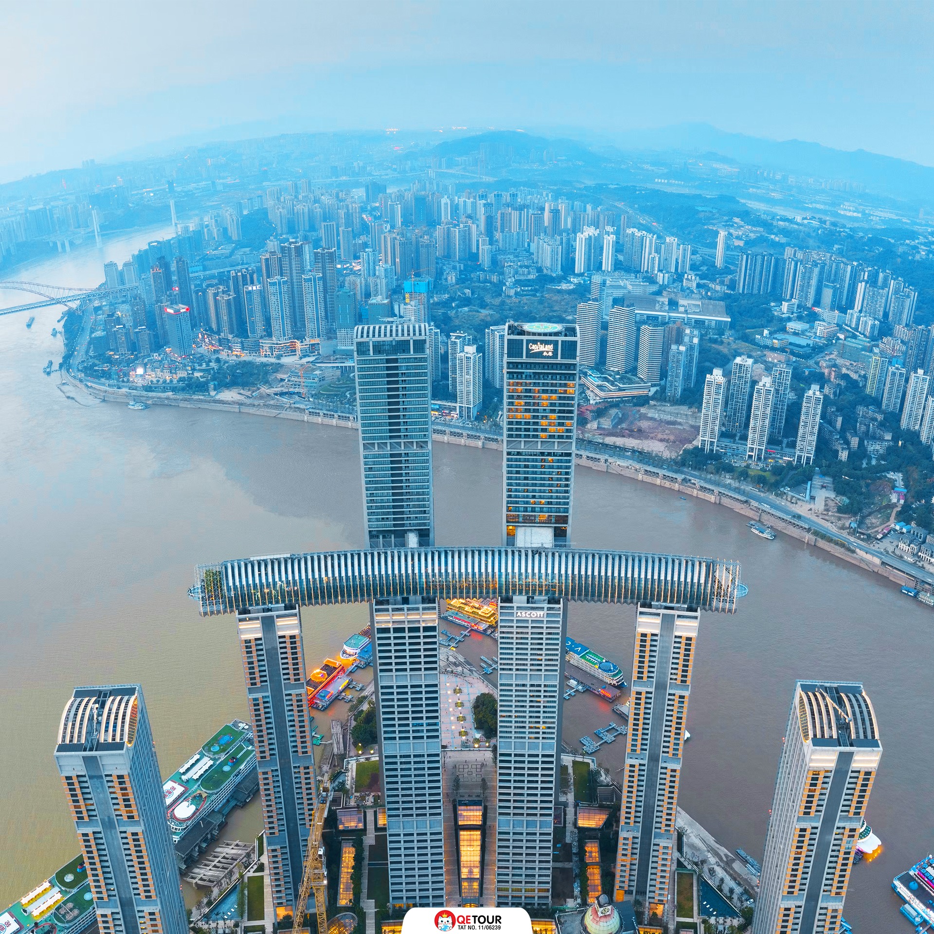 ตึก raffle ฉงชิ่ง