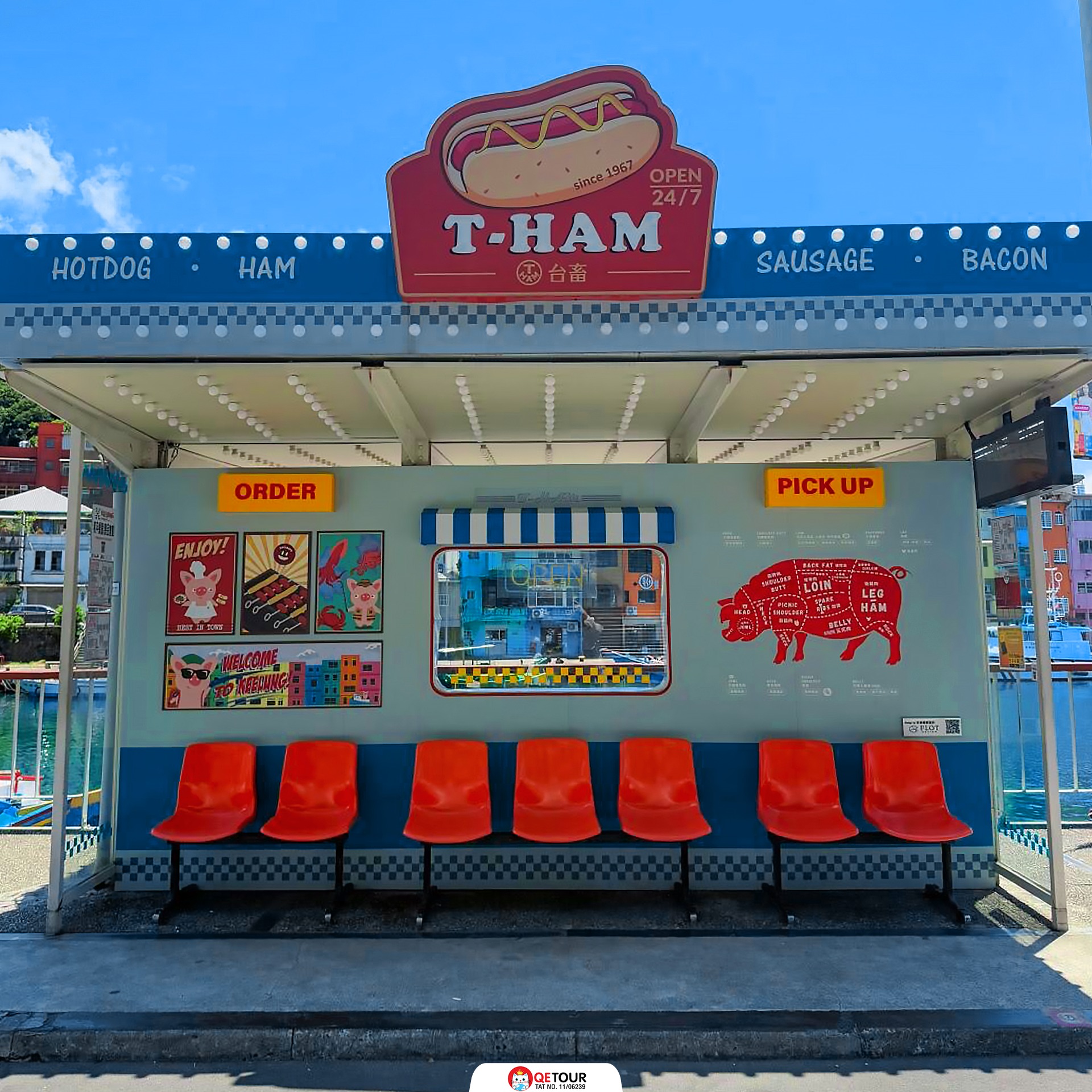 หมู่บ้านชาวประมงหลากสี ไต้หวัน