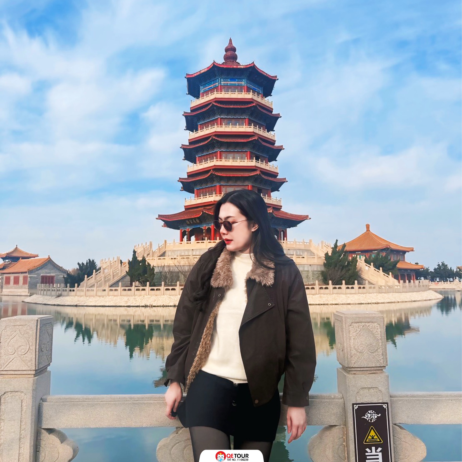 มาแล้วต้องหลงรัก ศาลาเผิงไหล จุดชมวิวแปดเซียนข้ามทะเล ชมทะเลสองสี ลมดี วิวสวย อากาศหนาวกำลังฟิน 4°C 