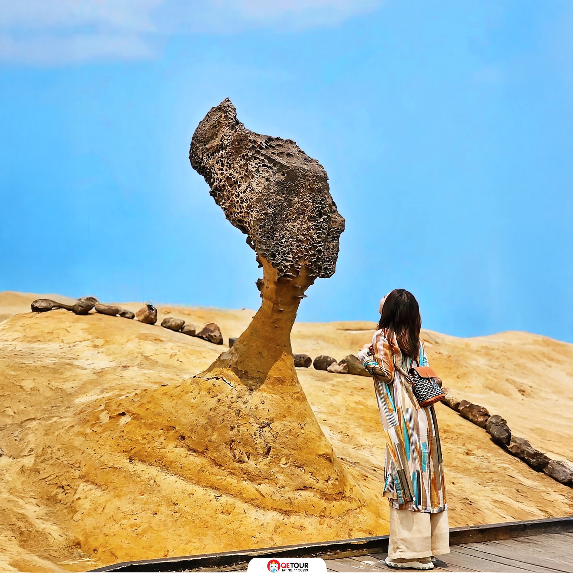 อุทยานธรณีเย๋หลิ่ว แลนด์มาร์กธรรมชาติไต้หวัน โขดหินรูปร่างแปลกตา ไฮไลต์หินเศียรราชินี วิวสวยต้องว้าวทุกมุม